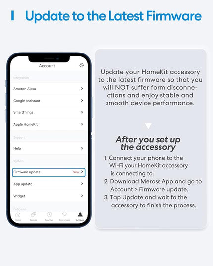 Smart WiFi Garage Door Opener Remote, App Control, Works with Alexa, Google Assistant and SmartThings, No Hub Needed meross