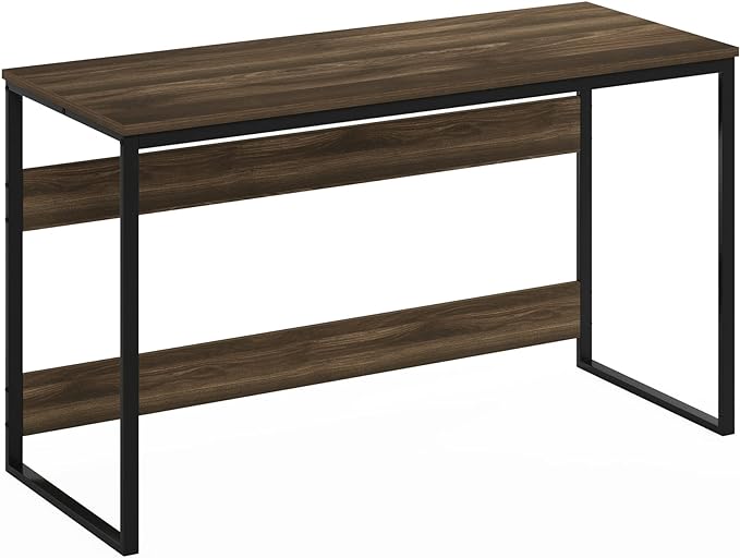 Furinno Moretti Modern Lifestyle Enhanced Study Desk 52 Inch, 52-Inch, Columbia Walnut - LeafyLoom