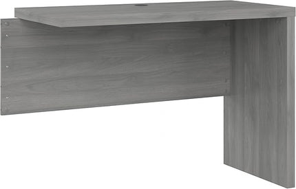 Bush Business Furniture Echo Desk Return/Bridge, Modern Gray - LeafyLoom