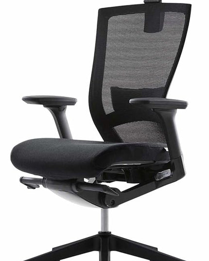 SIDIZ T50 Ergonomic Office Chair : High Performance Home Office Chair with Adjustable Headrest, Lumbar Support, 3D Armrest, Seat Depth, Mesh Back Computer Chair, Alternative Gaming Chair (Black) - LeafyLoom