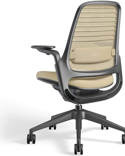 Steelcase Series 1 Work Office Chair - Malt, Hard Floor Casters - LeafyLoom