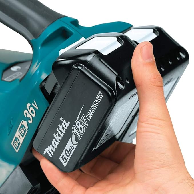 Makita XBU02PT 36V (18V X2) LXT® Brushless Blower Kit, Teal, (5.0Ah) - LeafyLoom
