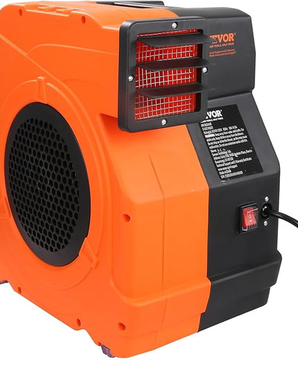 VEVOR Inflatable Blower, 1100W, 1.5 & 1.7 HP Bounce House Blower, Pump Commercial Air Blower for Inflatables, 3100 RPM Bouncy Castle Electric Fan for Bounce House, Waterslides - LeafyLoom