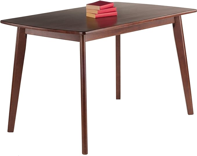 Winsome 94848 Shaye Dining Table, Walnut, 47.2x29.53x29.13 - LeafyLoom