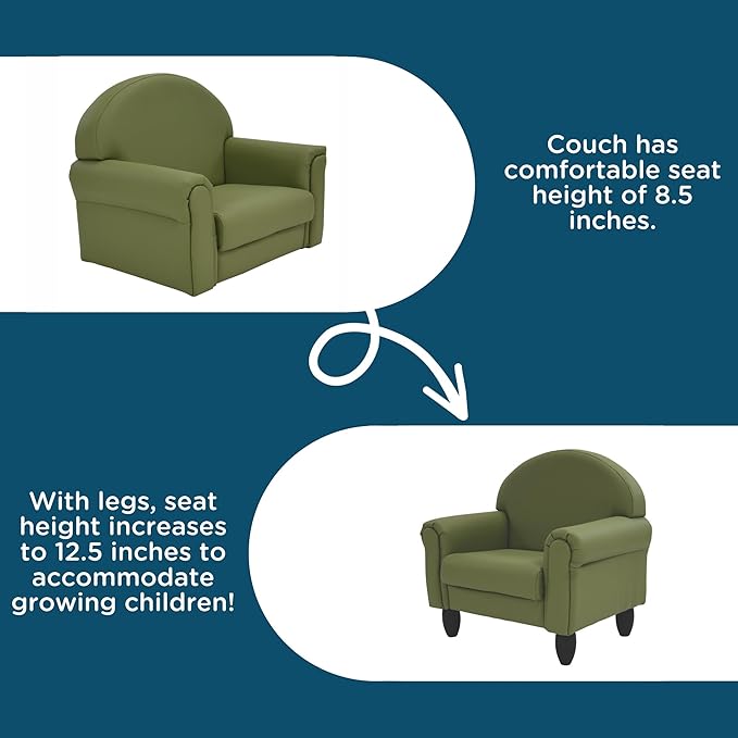 Children's Factory Toddler Sage As We Grow Chair - LeafyLoom