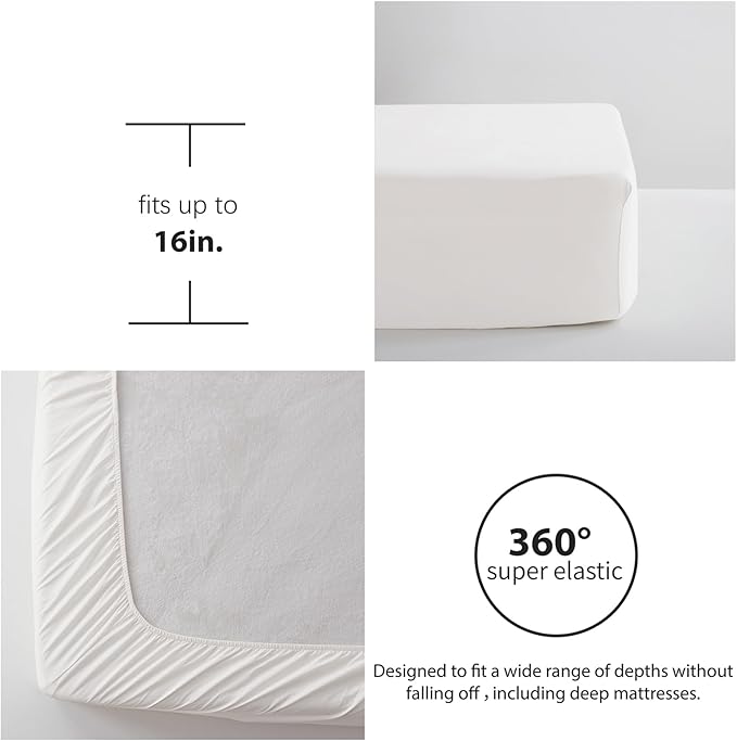 Anluoer Twin Comforter Set 5 Pieces, White Tufted Bed in a Bag with comforters and sheets, All Season Bedding Sets with 1 Comforter, 1 PillowShams, 1 Pillowcases, 1 Flat Sheet, 1 Fitted Sheet - LeafyLoom