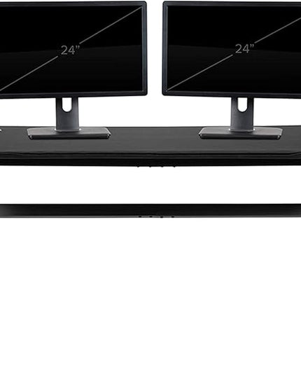 Flash Furniture Duncan 55" x 24" Extra Large Gaming Desk with Headphone Hook and Cup Holder - Free Mouse Pad - LeafyLoom