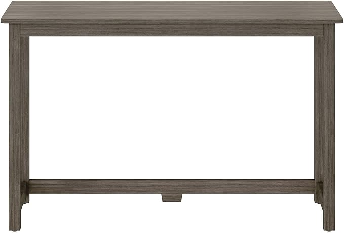 Max & Lily Solid Wood Desk, 47 Inches, Clay - LeafyLoom