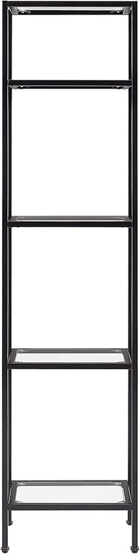Crosley Furniture Aimee Narrow Etagere Bookcase, Oil-Rubbed Bronze - LeafyLoom