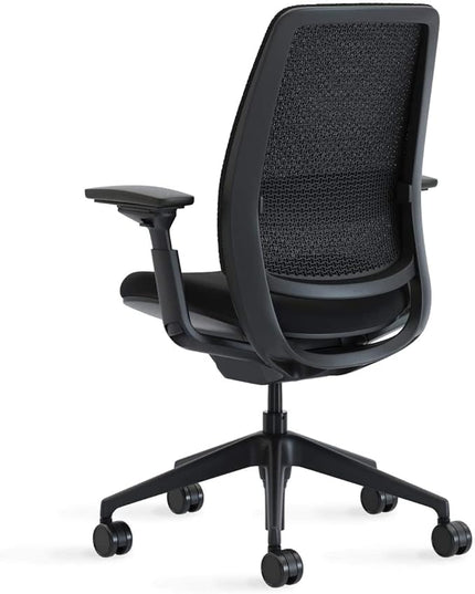 Steelcase Series 2 Office Chair, Graphite Frame, Cogent Connect Jungle - LeafyLoom