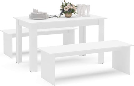 Boahaus Denali Dining Set, 2 benches - LeafyLoom
