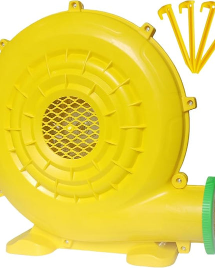Inflatable Bounce House Blower, Air Blower for Inflatable Castle and Jump Slides, Portable and Powerful Fan Pump Commercial Inflatable Blower, Blower for Bounce House - LeafyLoom