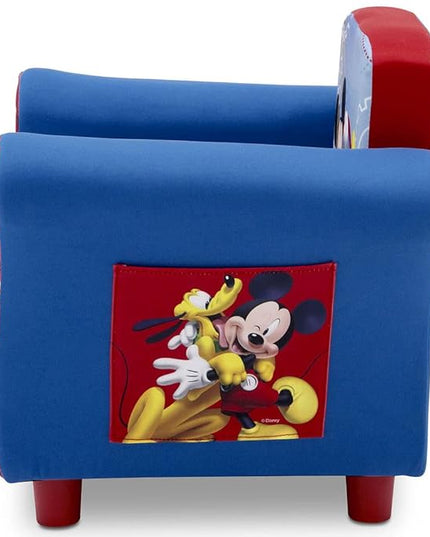 Delta Children Upholstered Chair, Disney Mickey Mouse - LeafyLoom