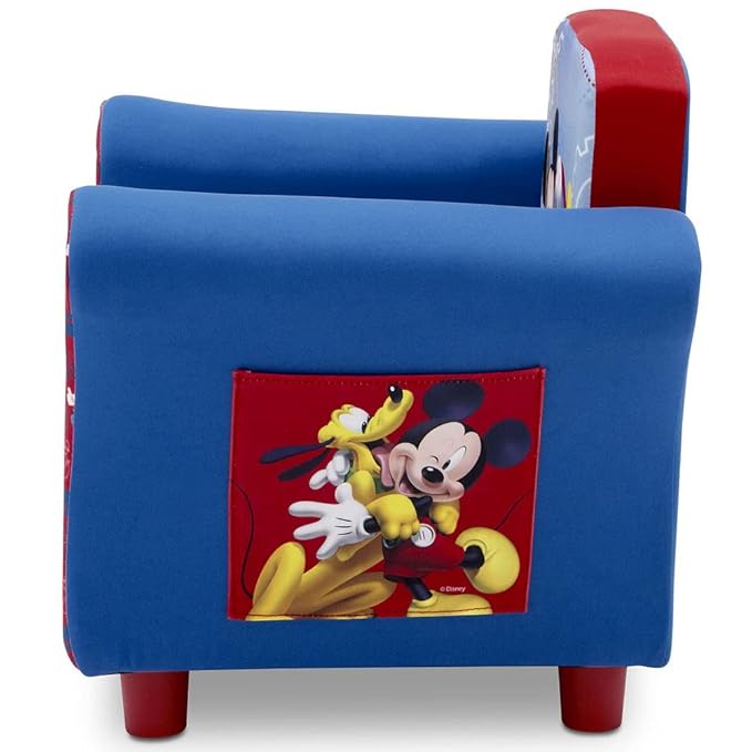 Delta Children Upholstered Chair, Disney Mickey Mouse - LeafyLoom