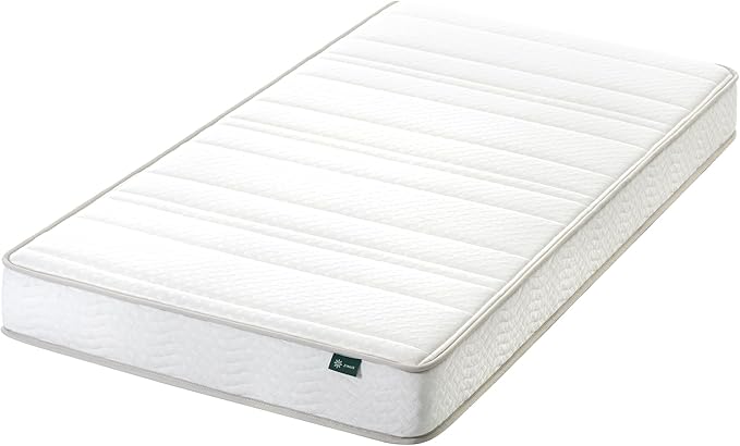 ZINUS 6 Inch Foam and Spring Hybrid Mattress [New Version], Narrow Twin, Fiberglass free, Medium Firmness, Durable Support, Certified Safe Foams & Fabric, Mattress in A Box - LeafyLoom