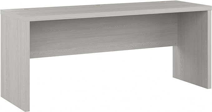 Bush Business Furniture Echo Computer Desk, 72W, Gray Sand - LeafyLoom