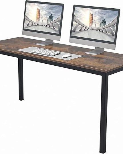 SogesGame Computer Desk,63 inch Desk& Workstations for Home Office, Writing Study Corner Desk,Modern Simple Style Laptop Table,Easy to Assemble - LeafyLoom