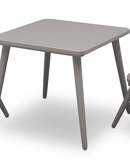 Delta Children Windsor 2 Chair, 3 Piece Set, Grey - LeafyLoom