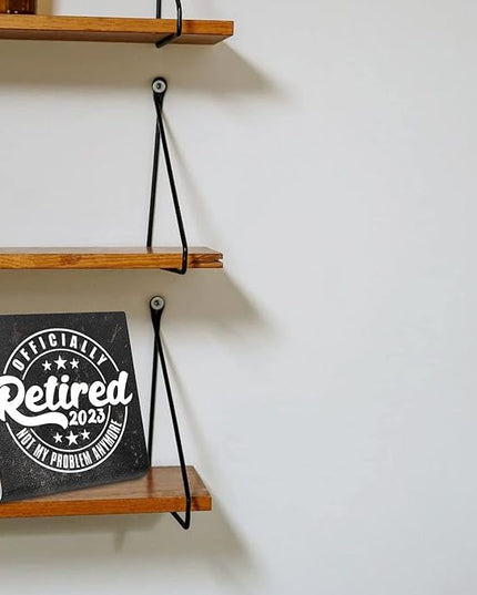Officially Retired Office Desk Decor, Retirement Gifts For Women, Men, Coworker, Decoration On Shelf Table Desk for Living Room Office Bedroom Retired Teacher Nurse or Social Worker Gift dksg4 - LeafyLoom