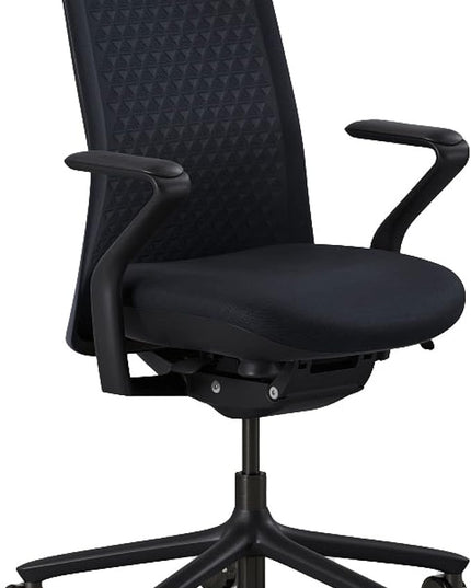 Branch Verve Chair - High Performance Executive Office Chair with Contoured Seat Back and Adjustable Lumbar Rest - High Density Foam Cushion with Aluminum Base - Up to 275 lbs - Galaxy - LeafyLoom