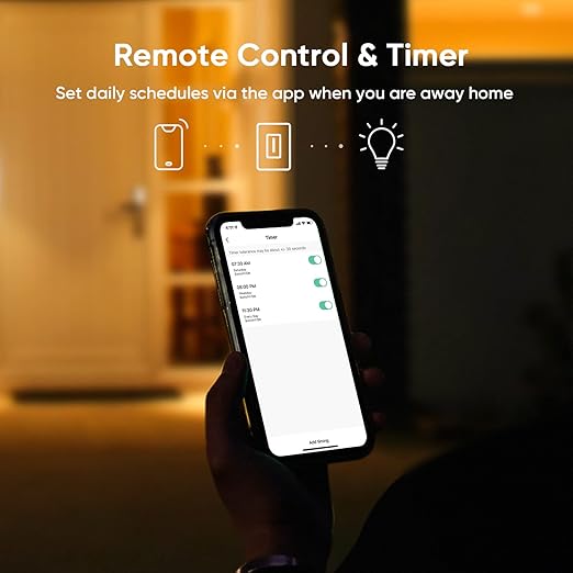 TREATLIFE 3 Way Smart Dimmer Switch, Smart Switch Compatible with Alexa and Google Assistant, 2.4GHz WiFi Light Switch, Schedule, Neutral Wire Needed, No Hub Required, 1 Pack TREATLIFE