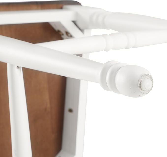 Crosley Furniture Shelby Dining Chairs (Set of 4), Distressed White - LeafyLoom
