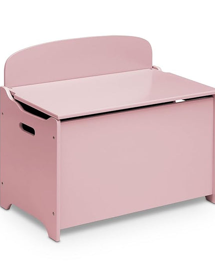 Delta Children MySize Deluxe Toy Box, Dusty Rose - LeafyLoom
