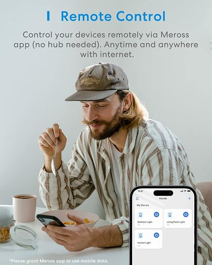 meross Smart Dimmer Switch, Single Pole WiFi Light Switch Works with Apple HomeKit, Alexa, Remote/Voice Control and Schedule, Neutral Wire Required, 2.4GHz WiFi Only, No Hub Required, 2 Pack meross
