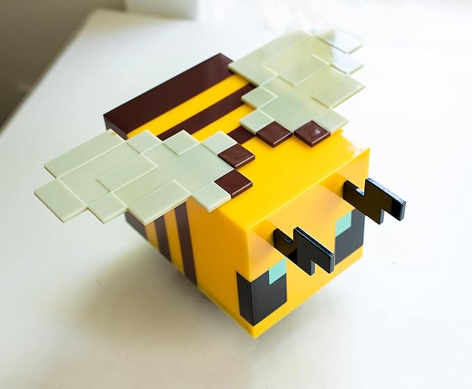 Minecraft Yellow Bee Figural Mood Light | 5 Inches Tall - LeafyLoom