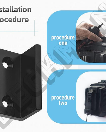 Charger Holders, for EGO Power CH2100 56-Volt Lithium-ion Standard Charger Holders, Keeps You Charger Secured for Storage, with Mounting Hardware - LeafyLoom