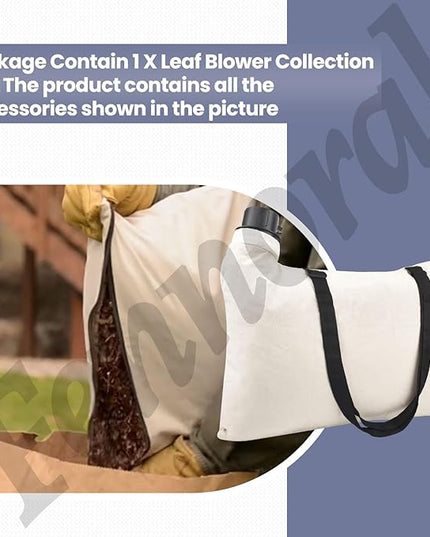 Leaf Blower Vacuum Leaf Bags 610004-01 Compatible with Black & Decker BV-003 BV1000 Fits BV1000 BV1500 BV2000 BV2100 BV2500 BV2500-AR BV2500-B2 BV2500-B2C - LeafyLoom