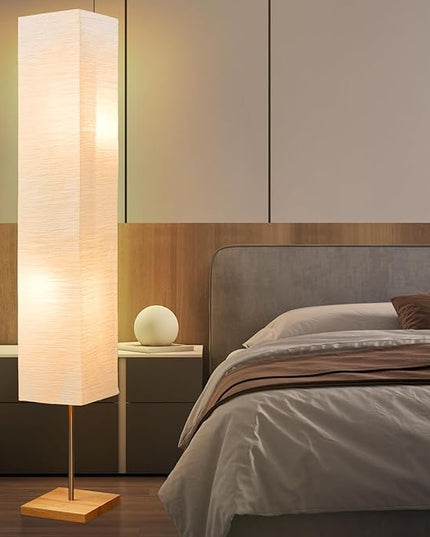 65" Floor Lamp for Living Room, 3 Way Dimmable Led Floor Lamp Column Floor Lamp Standing Lamp Corner Floor Lamp Modern Floor Lamp for Bedroom, Office& Living Room(Bulbs Included) - LeafyLoom