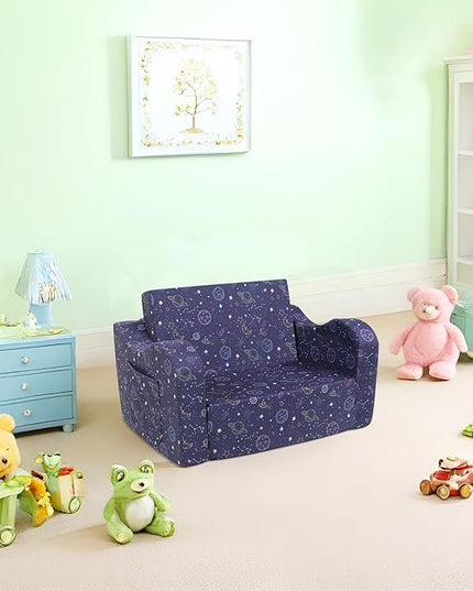 Ulax furniture Toddler Chair, Kids Armchair, Kids Ultra-Soft Snuggle Foam Filled Chair for Boys and Girls - LeafyLoom
