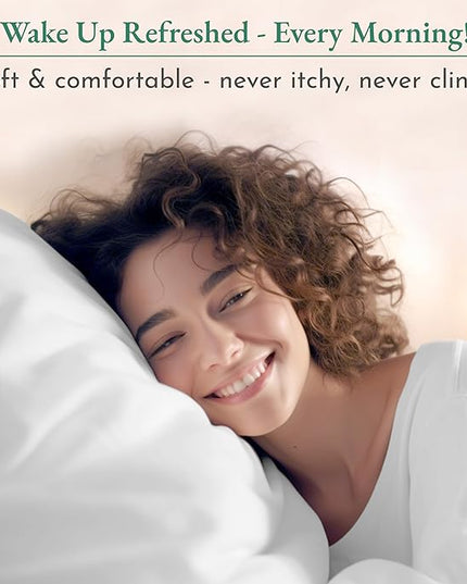 CALIFORNIA DESIGN DEN 5-Star Hotel 600 Thread Count 100% Cotton Sheets Set - Soft & Smooth Queen Sheet for Bed with Deep Pockets, Quality Beats Egyptian Cotton Sheets and Pillowcases (Seafoam) - LeafyLoom