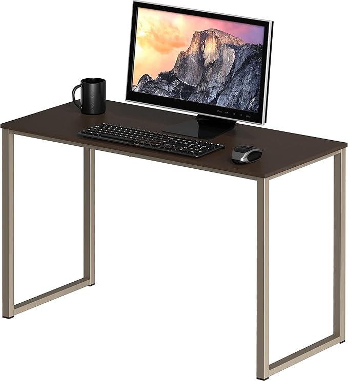 SHW Home Office 32-Inch Computer Desk, Espresso - LeafyLoom