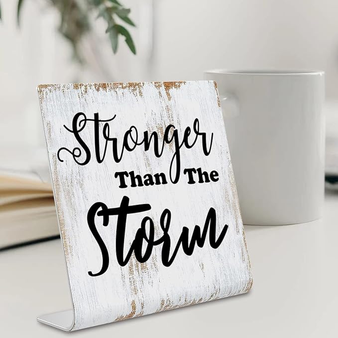Inspirational Quotes Decor Gifts for Women, Motivational Desk Sign, Decoration On Shelf Table Desk for Living Room Home Office Gift for Sisters Friends Nurse Worker Daughter Son Coworker dksg9 - LeafyLoom