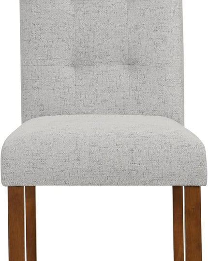 HomePop Classic Parsons Dining Chairs, Pack of 2, Slate Gray Woven - LeafyLoom