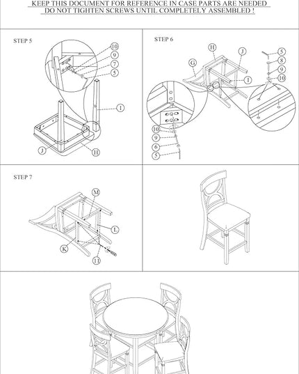 NicBex Round Dining Table Set for 4 Kitchen Table Set Counter Height Dining Table with Storage Shelve 4X Chairs Padded Seat Unique Design Back 5Pc Dining Set, Gray - LeafyLoom