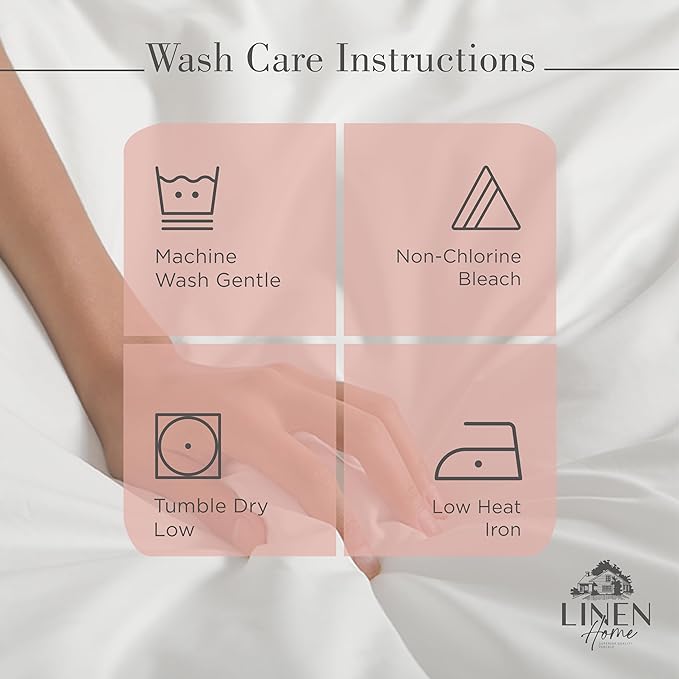 100% Cotton Percale Sheets Twin XL Size, Rose Clay, Deep Pocket, 4 Pieces Sheet Set - 1 Flat, 1 Deep Pocket Fitted Sheet and 2 Pillowcases, Crisp Cool and Strong Bed Linen - LeafyLoom