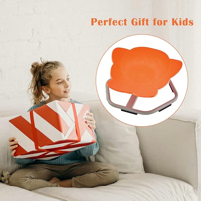 Kids Spinning Chair Sensory Swivel Chair Elephant Sit and Spin Chair Toys Autism ADHD Swivel Chair Spinning Seat for Ages 3-12 Promote Balance Physical Coordination Sensory Room Items - LeafyLoom