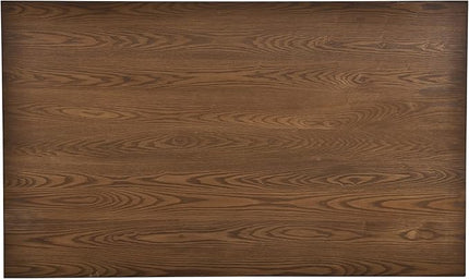 6-Piece Wood Dining Table Set with Drawer, 4 Upholstered Chairs and Bench, for Kitchen, Living Room, Mid-Century Style, Butter Milk, 59" L x 35.4" W x 30.3" H - LeafyLoom