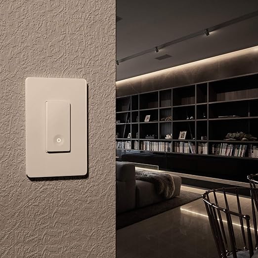 TREATLIFE Smart Switch 4 Pack, 2.4Ghz Smart Light Switch WiFi Light Switch Single-Pole, Neutral Wire Required, Works with Alexa, Google Home and SmartThings, Smart Home Remote Control, FCC Listed TREATLIFE
