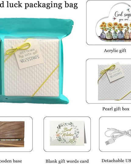 Birthday Gifts for Women Good Friends are Like Stars Night Lights Gold Acrylic Christmas Gift for Sister Friendship Gifts USB Night Lamp Keepsake Home Decoration 3.7" - LeafyLoom