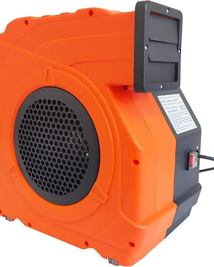 3HP Inflatable Bounce House Blower,2150W Commercial Air Blower for Large Water Slides,Inflatable Paint Booth,Castle and Jump Slides - LeafyLoom