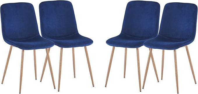 NicBex Haerin-SD-00381-LWJ Dining Chairs, 22.8"x17.7"x33.5", Blue - LeafyLoom