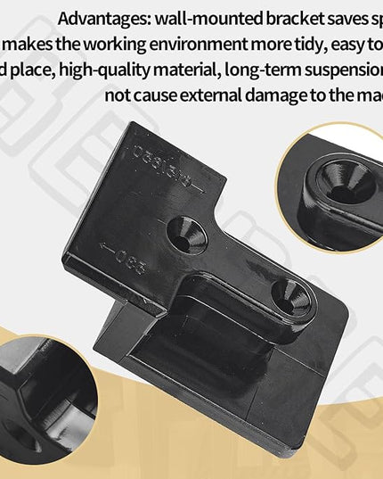 Blower Wall Mount/Mounting Bracket for EGO Vane Blowers, Fits Models 530CFM 615/650CFM, Two Mounting Methods, W/Screws, Does Not Fit 765 CFM Vane Blower Models - LeafyLoom