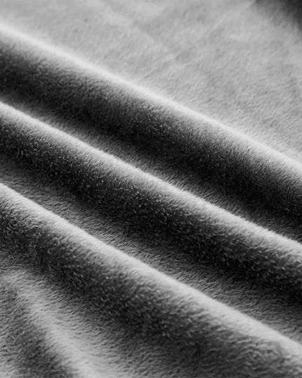 Fluffy dark grey comforters Cover twin size - Ultra Soft Plush dark grey bedding Sets 2 Pieces (1 faux fur comforter Cover + 1 fuzzy pillow case) girls shaggy dark grey twin bed set (Dark Grey, Twin) - LeafyLoom