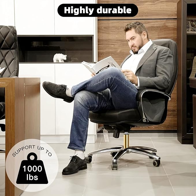 Adjustable Height Gas Lift Cylinder for Office Chairs, Universal Size, Heavy Duty, Gold - LeafyLoom