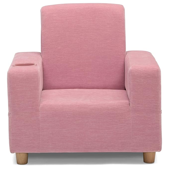 GAP GapKids Upholstered Chair, Blush - LeafyLoom