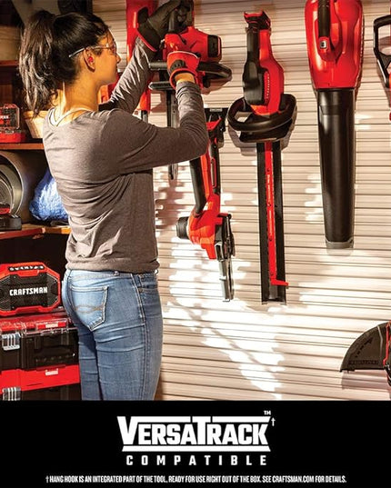 CRAFTSMAN 20V MAX Cordless Leaf Blower Kit with Battery & Charger Included (CMCBL710D1) Red - LeafyLoom